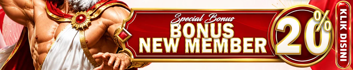 Bonus New Member 20 persen BAGOGO89