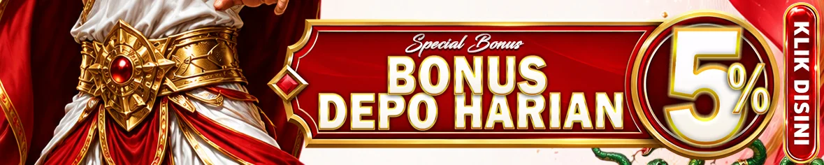 Bonus Deposit Harian 5 persen BAGOGO89